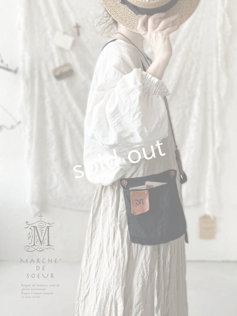 画像1: MARCHE' DE SOEUR／種蒔のエプロン・生成り (1)