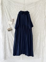 画像9: MARCHE' DE SOEUR／フローフリルワンピース・ダークネイビー (9)