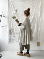 画像1: MARCHE' DE SOEUR／ギャザープルオーバー・ワッフルベージュ (1)