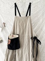 画像7: MARCHE' DE SOEUR／種蒔のエプロン・生成り (7)