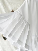画像7: Reliure／Pleated blouse・white (7)