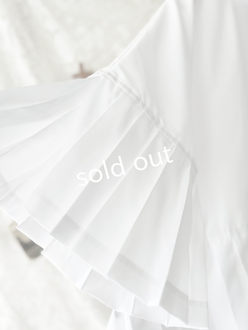 画像7: Reliure／Pleated blouse・white (7)