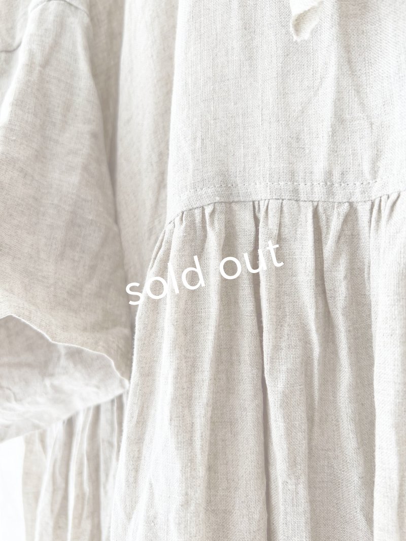 画像6: MARCHE' DE SOEUR／フローフリルワンピース・生成り (6)