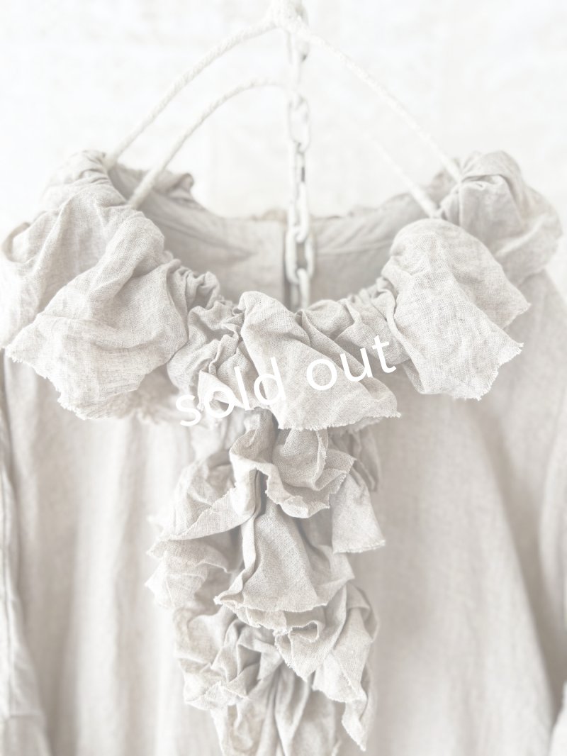 画像4: MARCHE' DE SOEUR／フローフリルワンピース・生成り (4)