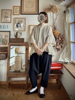 画像4: Reliure／Pleated blouse・kinari (4)