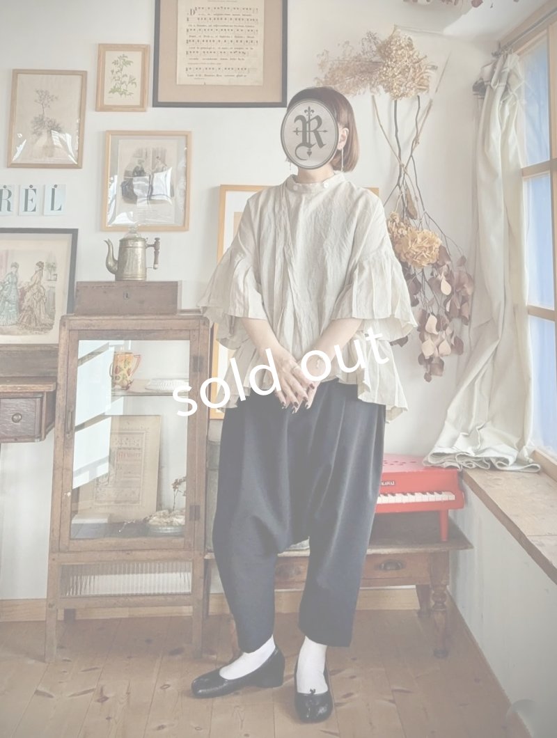 画像4: Reliure／Pleated blouse・kinari (4)