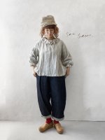 画像2: seasew.／12onz デニムコクーンパンツ・インディゴ (2)