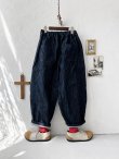 画像9: seasew.／12onz デニムコクーンパンツ・インディゴ (9)