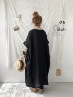 画像3: 08mab/ヨーロピアンリネンワイドワンピース・オフ (3)