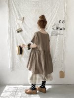 画像12: 08mab/ウエストリボンチュニック・ギンガム (12)