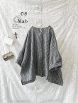画像1: 08mab/リネンワイドブラウス・ギンガム (1)