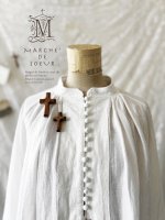 画像2: MARCHE' DE SOEUR／木の十字架ブローチset (2)