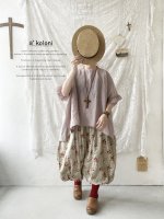 画像4: a+koloni／東炊きリネン袖フリルプルオーバー（4color） (4)