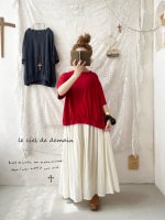 画像1: le ciel de demain／半袖カットソー（2color） (1)