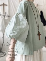 画像7: SO／ドッキングバルーン袖プルオーバー（4color） (7)