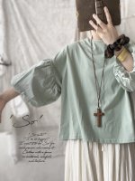 画像8: SO／ドッキングバルーン袖プルオーバー（4color） (8)