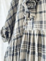 画像7: MARCHE' DE SOEUR／フローフリルワンピース・チェック (7)