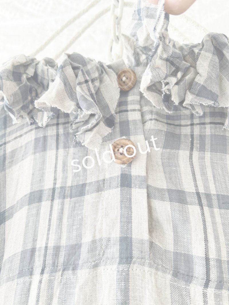 画像11: MARCHE' DE SOEUR／フローフリルワンピース・チェック (11)