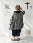 画像3: MARCHE' DE SOEUR／大きなラッフル襟のチュニック・ワッフルブラック×黒 (3)