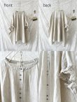 画像4: a+koloni／リネン袖フリルチュニック（3color） (4)