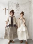 画像7: MARCHE' DE SOEUR／セーラー襟のタッセルちびカーディガン・ベージュ (7)