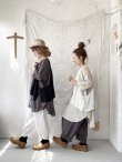 画像2: a+koloni／ボイルリネンベスト（5color） (2)