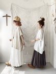 画像2: a+koloni／リネン袖フリルチュニック（3color） (2)