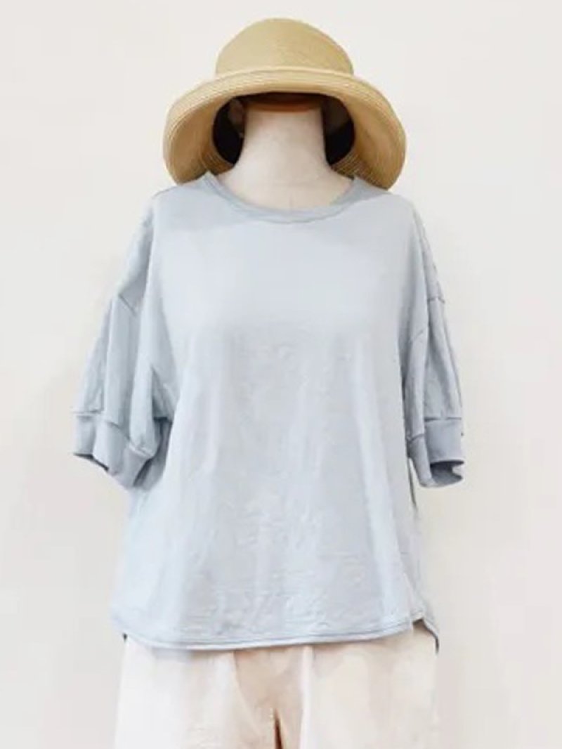 画像7: seasew.／402 ギャザースリーブTシャツ (7)