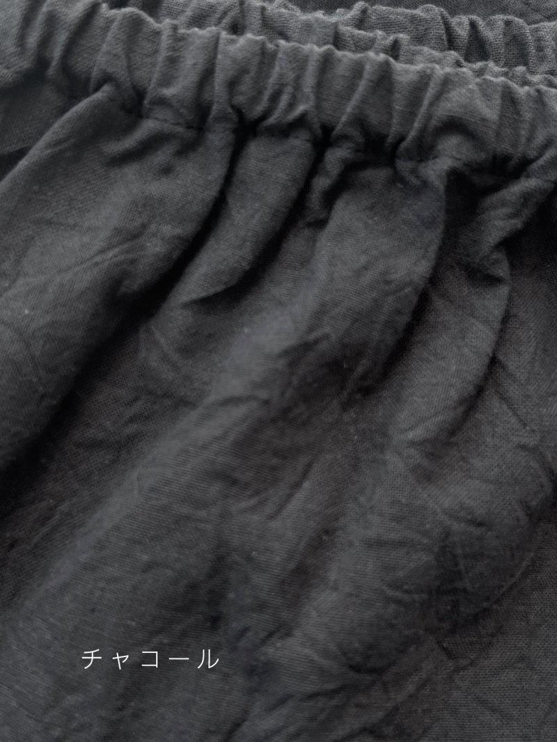 画像8: seasew.／527 ワッシャーコットンワイドペチパンツ (8)