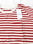 画像4: seasew.／402 ボックスポケットTシャツ・レッドボーダー (4)