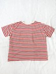 画像3: seasew.／402 ボックスポケットTシャツ・レッドボーダー (3)