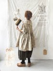 画像2: MARCHE' DE SOEUR／大きなラッフル襟のチュニック・ベージュローズ×生成り (2)