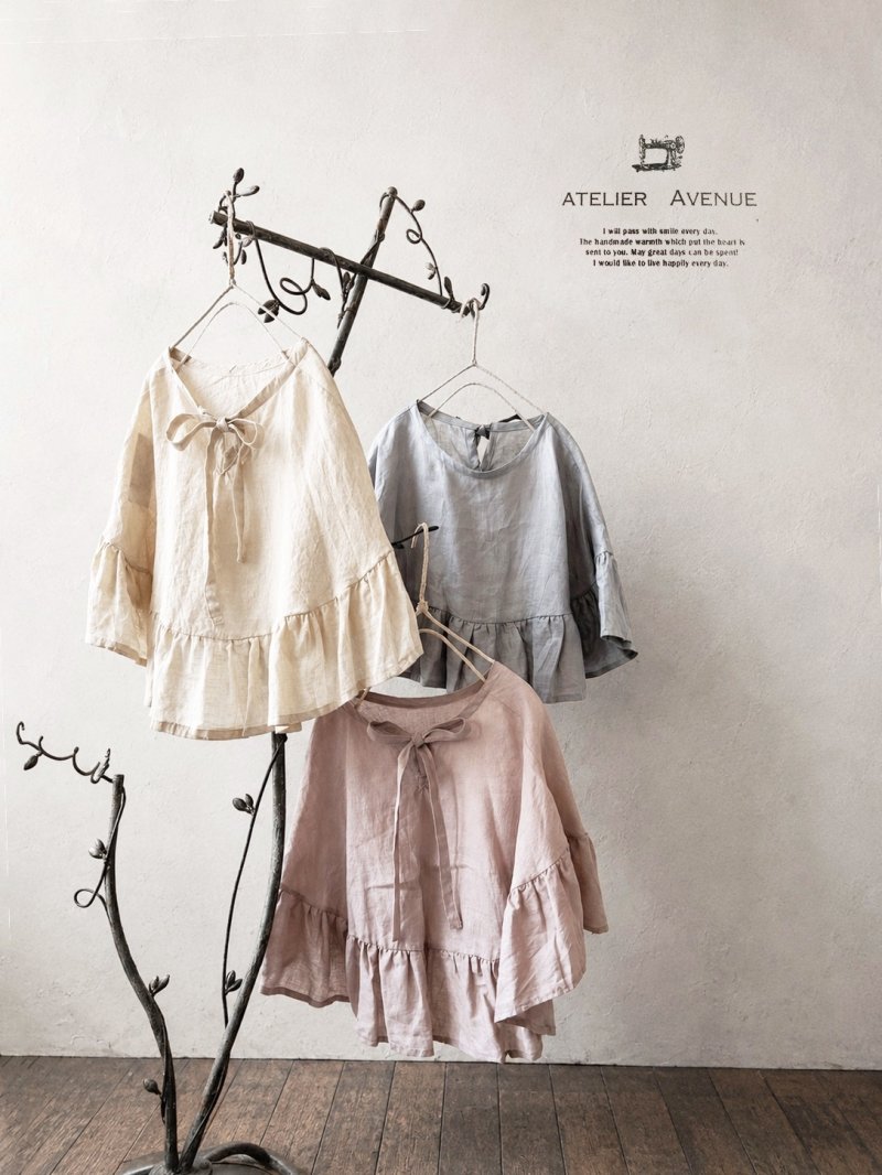 画像7: Avenue／フリルギャザーケープ（3color） (7)