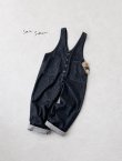画像1: seasew.／109 デニムオーバーオール・チャコール (1)