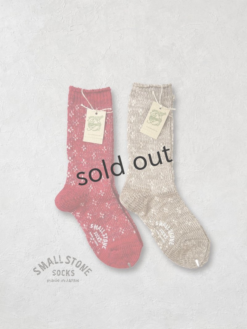 画像1: SMALL STONE／フラワードットソックス (1)
