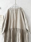 画像8: MARCHE' DE SOEUR／スキッパーギャザーワンピース・生成り (8)