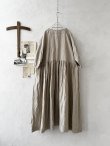画像7: MARCHE' DE SOEUR／スキッパーギャザーワンピース・生成り (7)