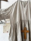画像6: MARCHE' DE SOEUR／スキッパーギャザーワンピース・生成り (6)