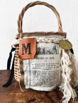 画像6: MARCHE' DE SOEUR／ヴィンテージタグ付 かごポシェット・A (6)