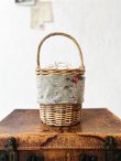 画像6: MARCHE' DE SOEUR／フォレストローズリネン かごバッグ (6)