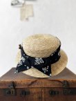 画像4: MARCHE' DE SOEUR／黒ブーケ刺繍のハット (4)