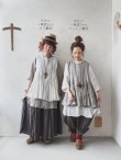 画像12: 08mab/ボイルリネン タックフレアノースリーブ（3color） (12)