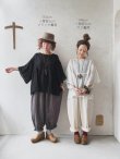画像4: 08mab/ボイルリネン 切り替えギャザープルオーバー（3color） (4)