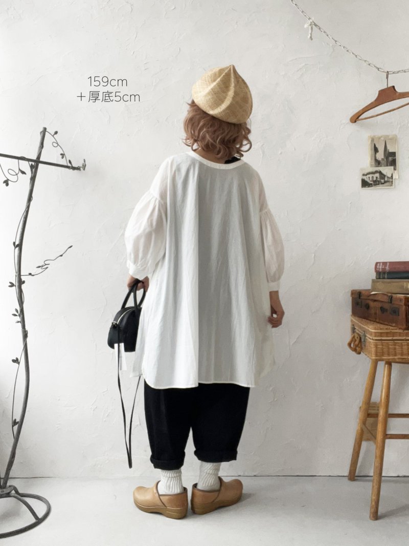 画像5: sorte cuff／2wayパフスリーブチュニック・オフ (5)