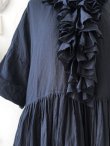 画像4: MARCHE' DE SOEUR／フローフリルワンピース・ダークネイビー (4)
