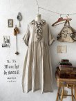 画像1: MARCHE' DE SOEUR／フローフリルワンピース・生成り (1)