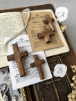 画像3: MARCHE' DE SOEUR／木の十字架ブローチset (3)