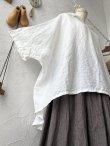 画像9: Libera&Capricciosa／オリーブリネンフードプルオーバー・ラウンド (9)