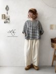 画像2: Libera&Capricciosa／まるポケットプルオーバー・ギンガム (2)