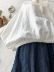 画像6: Libera&Capricciosa／オリーブリネンフードプルオーバー・バルーン (6)